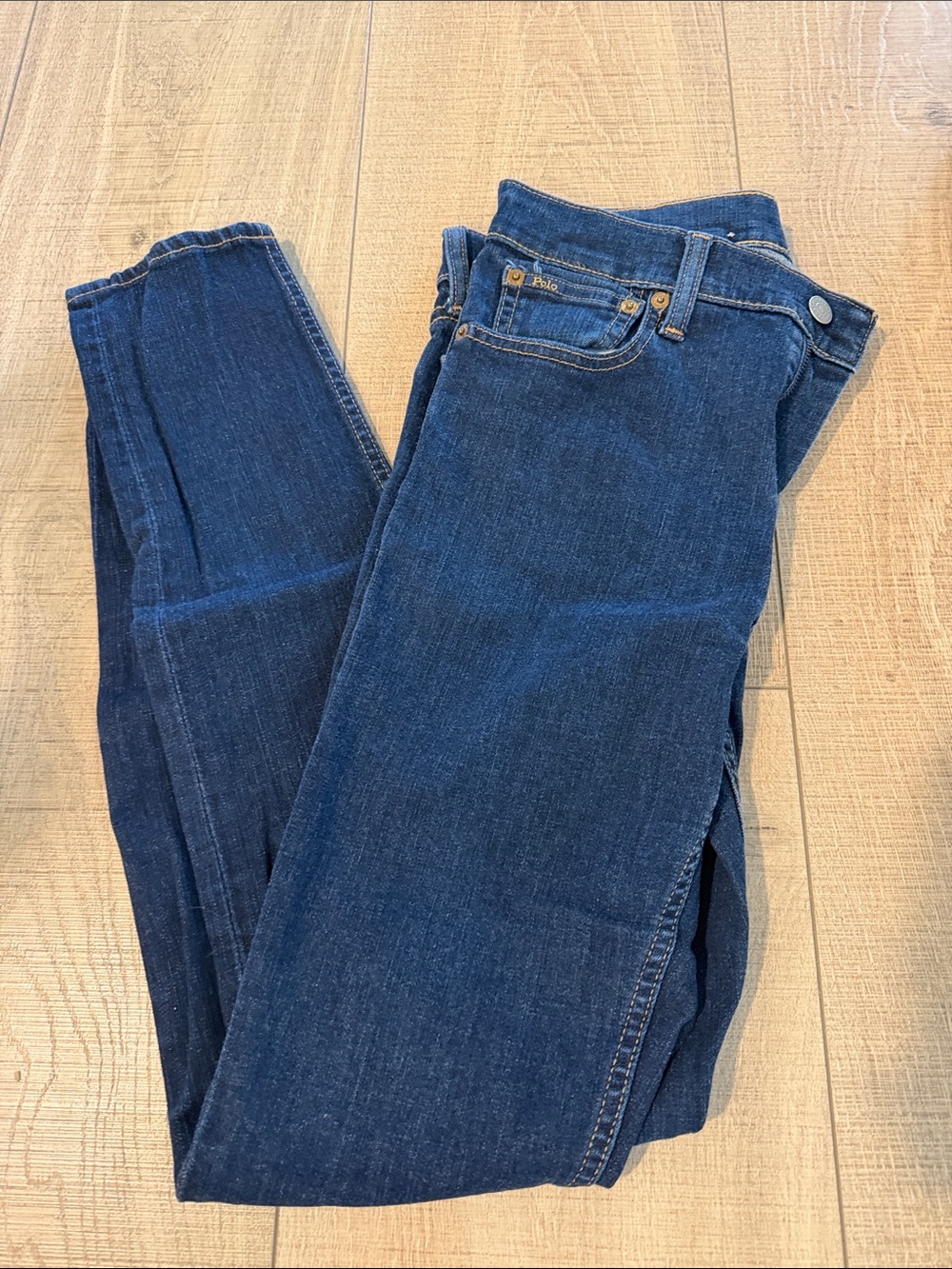 Ralph Lauren Skinny Jeans in Dark Blue Denim